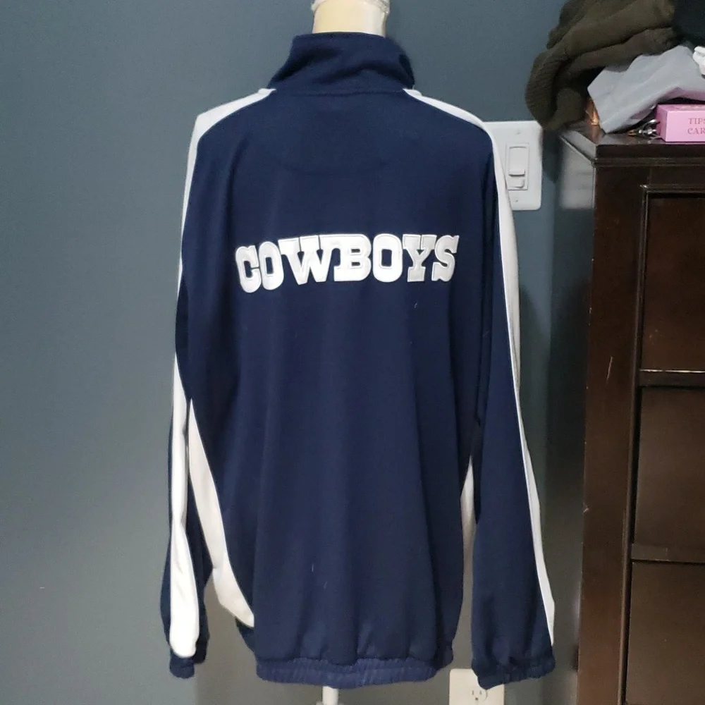 NFL Dallas Cowboys Full Zip Field Jacket Sz XXL - Picture 4 of 10
